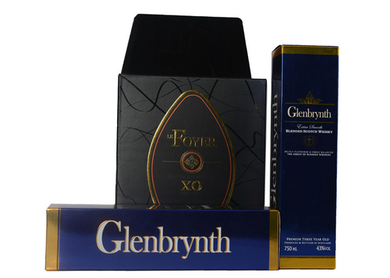 ซื้อ กล่องบรรจุภัณฑ์กระดาษ 350 แกรมแบบกำหนดเองรีไซเคิลพร้อมโลโก้ปั๊มร้อนทอง online manufacture