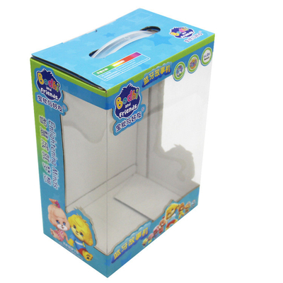 ซื้อ พิมพ์กล่องกระดาษลูกฟูก F-Flute รีไซเคิลกล่องของเล่นหน้าต่าง Carrier บรรจุภัณฑ์ online manufacture
