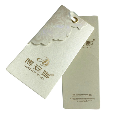 ซื้อ การ์ดกระดาษรีไซเคิลแบบกำหนดเองป้ายแขวนป้ายกระดาษพร้อมสายกรอสเกรน online manufacture