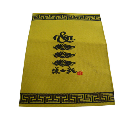 ซื้อ สั่งซื้อป้ายผ้าทอแบบกำหนดเองแบบตัดตรงป้ายผ้าทอฉลากสินค้าราคา online manufacture