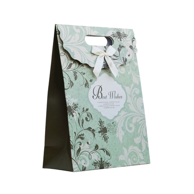 ซื้อ Custom Wedding Gift Paper Bags with Die-Cut Handles & Ribbon – Luxury Party & Event Packaging online manufacture