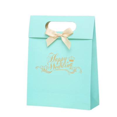ซื้อ ขายร้อนพิมพ์ถุงกระดาษหวานขนาดเล็กบรรจุภัณฑ์ขนมพร้อมที่จับไดคัท online manufacture