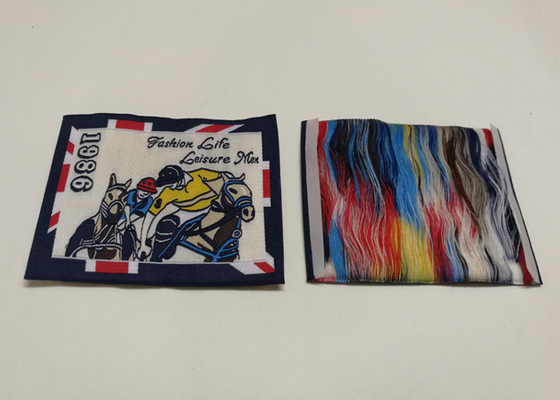 ซื้อ Custom Damask Woven Labels Fashion Woven Garment Tags ป้ายผ้าพร้อมโลโก้ของตัวเอง online manufacture
