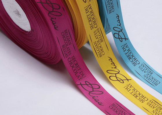 ซื้อ จำนวนมากที่กำหนดเองพิมพ์ Grosgrain ริบบิ้นโดยลานของขวัญก่อนตัดสำหรับเครื่องแต่งกาย online manufacture