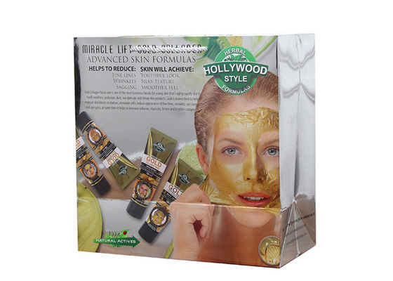 ขายถุงกระดาษแฟนซีเศษไม้แบบกำหนดเองบรรจุภัณฑ์เครื่องสำอางจำนวนมาก