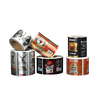 ราคาดี ตรากระป๋องไวน์ที่พิมพ์ตามสั่ง ราคาต่อน้ําและสติ๊กเกอร์ติดตัวเองสําหรับการแบรนด์ ออนไลน์