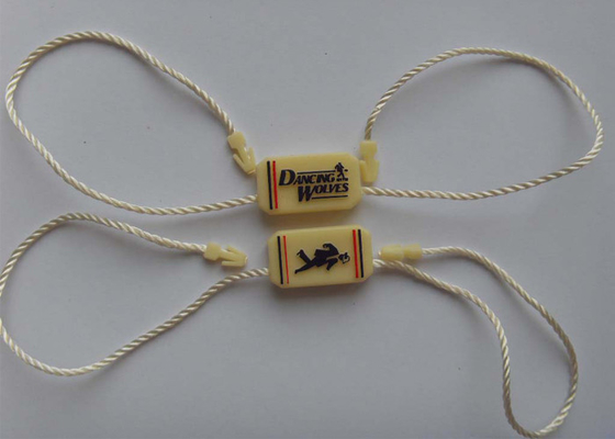 ราคาดี Emboss โลโก้ Plastic String Tags การ์เม้นท์ฟอยล์สีทองพิมพ์ HIPS ออนไลน์