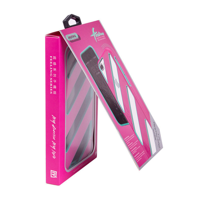 ราคาดี กล่องสีหน้าต่างฝาปิดบรรจุภัณฑ์กระดาษพิมพ์แบบกำหนดเองสำหรับเคสโทรศัพท์ ออนไลน์